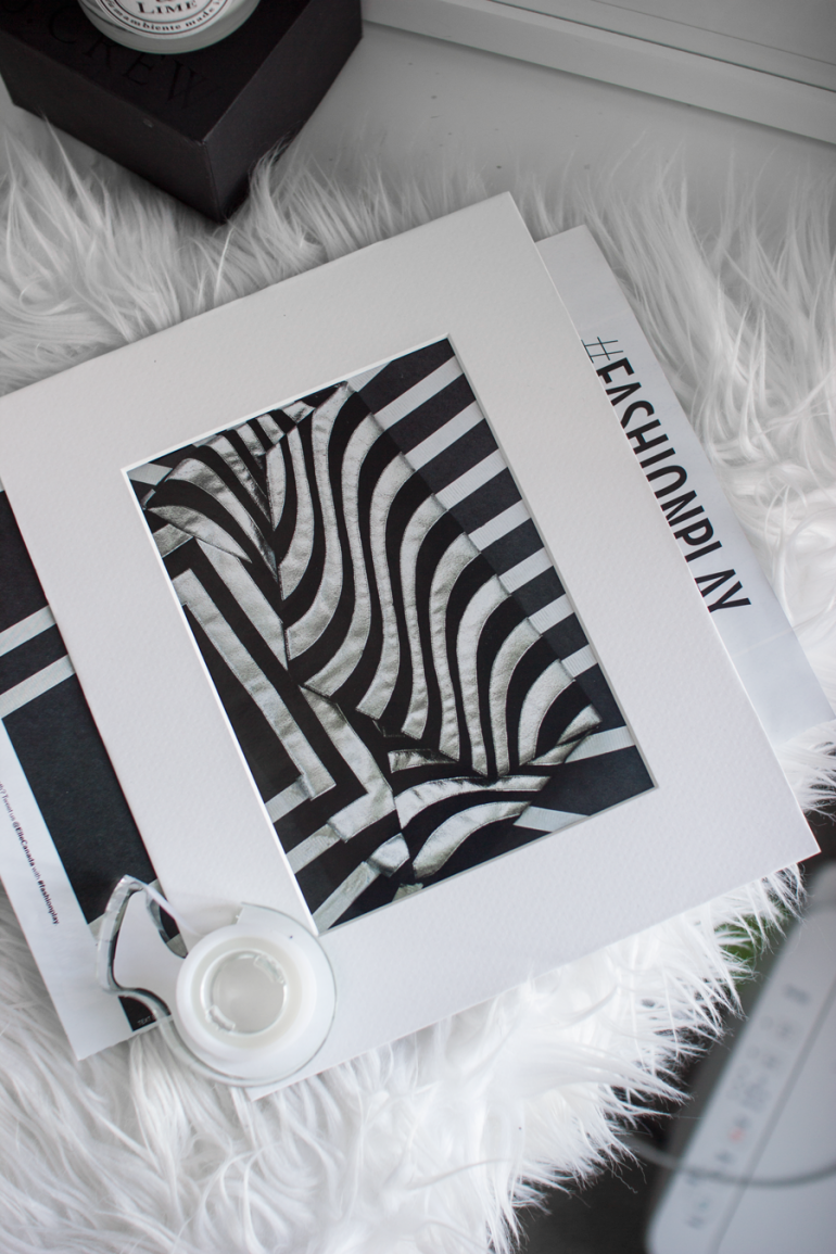 Inexpensive Wall Art DIY Project - Kouturekitten Fashion Blog